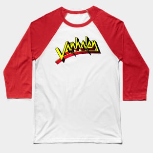 Van Halen - Original First Album VH logo Superhero Style Baseball T-Shirt